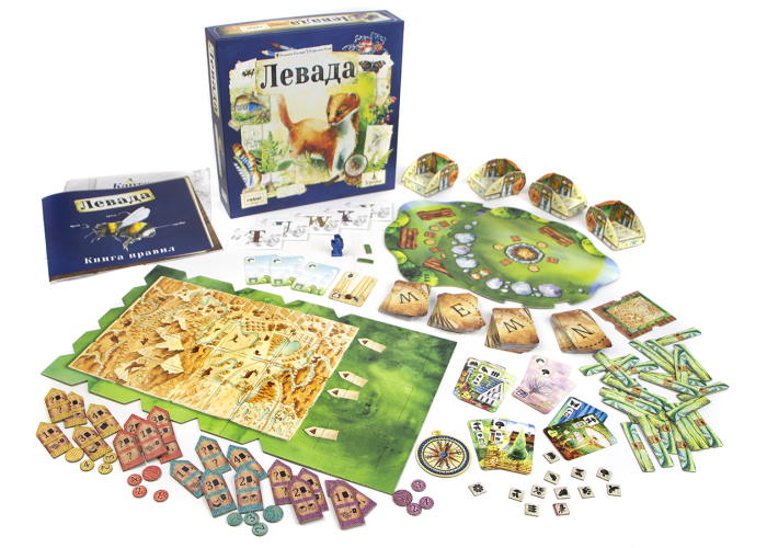 Настольная игра Поляна (укр.) и её компоненты