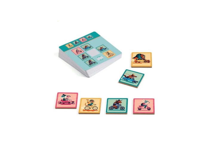 Компоненты настольной игры Логический финиш (Finish Logic)