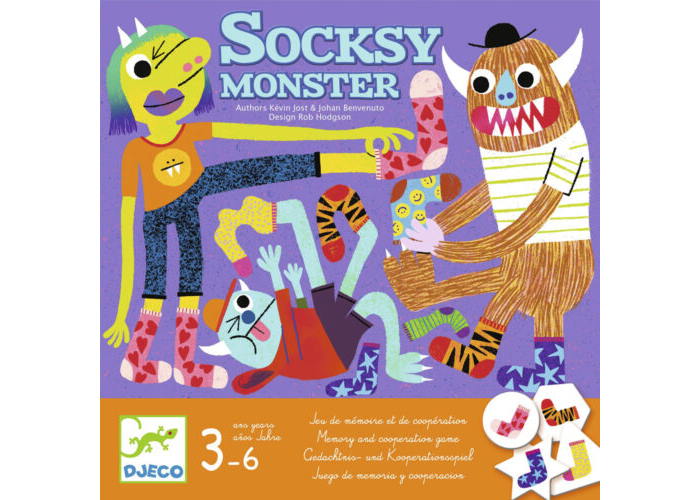 Коробка настольной игры Носочный монстр (Socksy Monster)