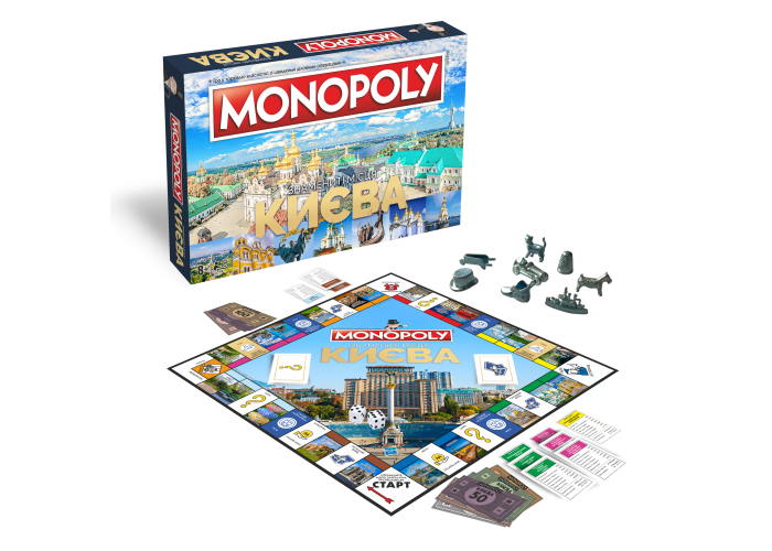 Настольная игра Монополия. Знаменитые места Киева (укр.)