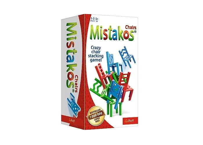 Коробка настільної гри Стільчики для 3-ох гравців (Міstakos) (укр.)