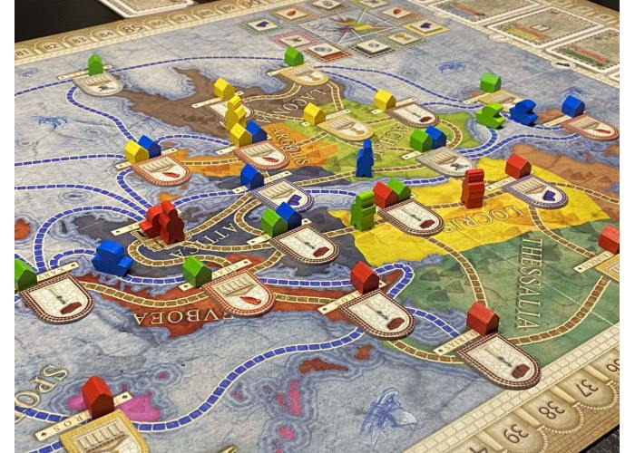 Игровой процесс настольной игры Конкордия: Венера (Concordia Venus) (англ.)