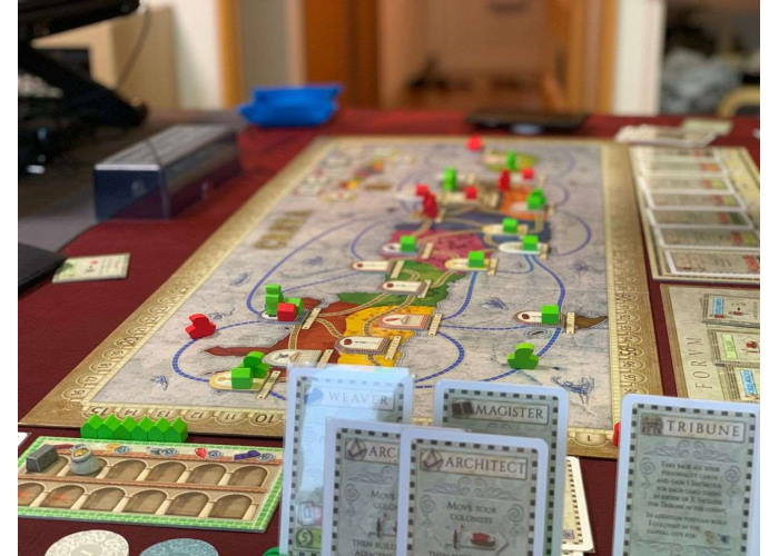 Игровой процесс настольной игры Конкордия: Египет и Крит (Concordia: Aegyptus/Creta ) (англ.)