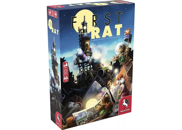 Коробка настільної гри Перший Щур (First Rat) (англ.)