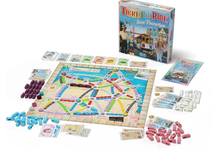 Настольная игра Билет на поезд: Сан-Франциско (Ticket to Ride: San Francisco) (англ.)