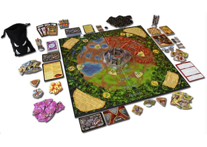 Игровой процесс настольной игры Паника в замке. Большая коробка (Castle Panic Big Box 2e) (англ.)