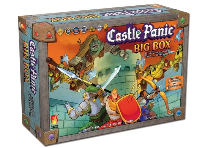 Коробка настольной игры Паника в замке. Большая коробка (Castle Panic Big Box 2e) (англ.)