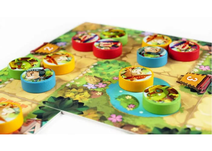 Игровые компоненты настольной игры Бег по Королевству (Kingdom Run) (англ.)