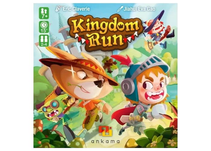 Коробка настольной игры Бег по Королевству (Kingdom Run) (англ.)