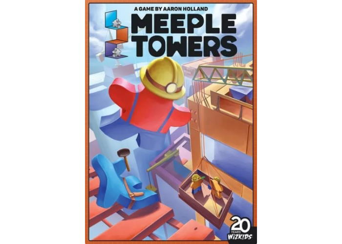 Коробка настільної гри Вежі Міплів (Meeple Towers) (англ.)