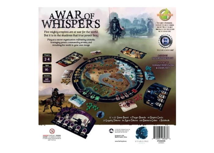 Настольная игра Война шепотом (2-я редакция) (War of Whispers: Standard 2nd Edition) (англ.)