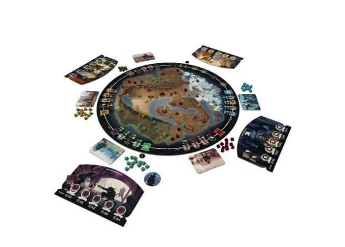 Игровые компоненты настольной игры Война шепотом (2-я редакция) (War of Whispers: Standard 2nd Edition) (англ.)