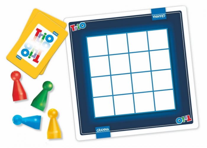 Игровые компоненты настольной игры Трио (Trio)