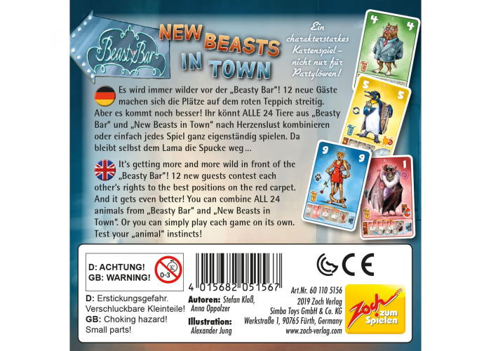Настільна гра Beasty Bar - New Beasts in Town (англ.)
