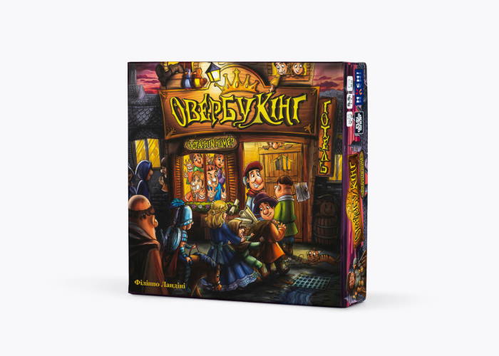 Коробка с настольной игрой Овербукинг (Overbooking) (укр.)