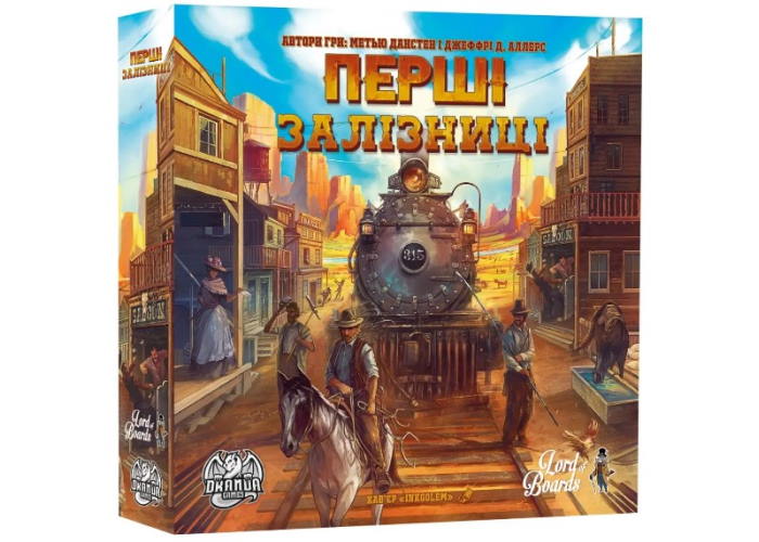Настільна гра Перші Залізниці (Pioneer Rails) (укр.)