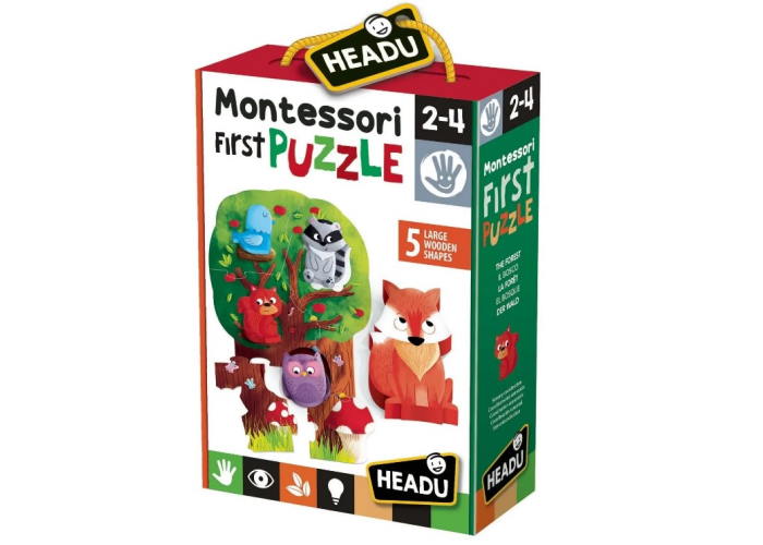 Настільна гра Мій перший пазл Монтессорі. Ліс (First Puzzle Montessori. The Forest)