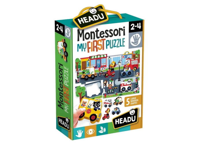 Настільна гра Мій перший пазл Монтессорі. Місто (First Puzzle Montessori. The City)