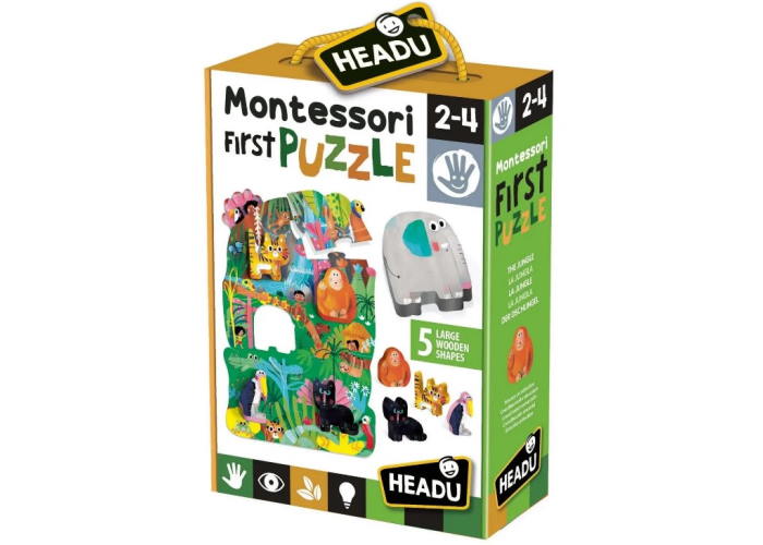 Настільна гра Мій перший пазл Монтессорі. Джунглі (First Puzzle Montessori. The Jungle)