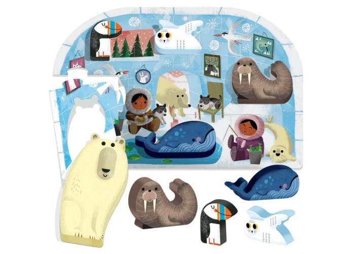 Настільна гра Мій перший пазл Монтессорі. Полярний світ (First Puzzle Montessori. The Polar world)