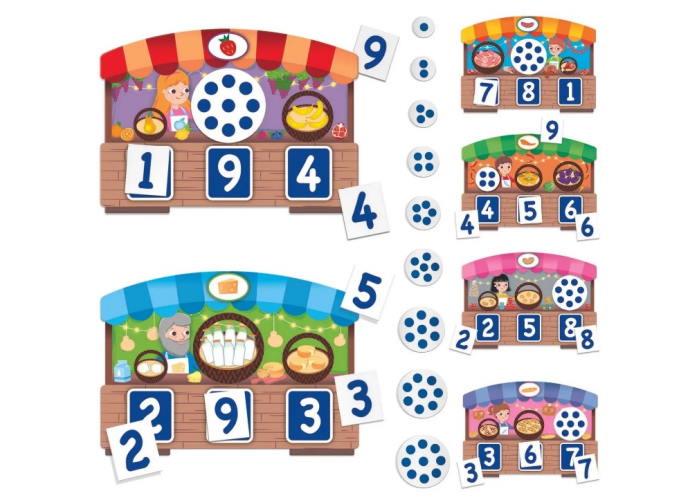 Настольная игра Монтессори. Числа и количество (Montessori. Touch Bingo: Numbers&Quantities)