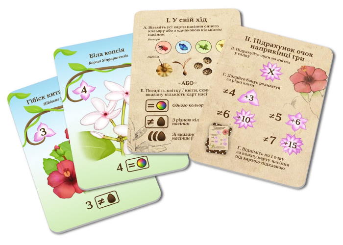 Карты настольной игры УХ ТЫ. Орхидеи! (укр.)