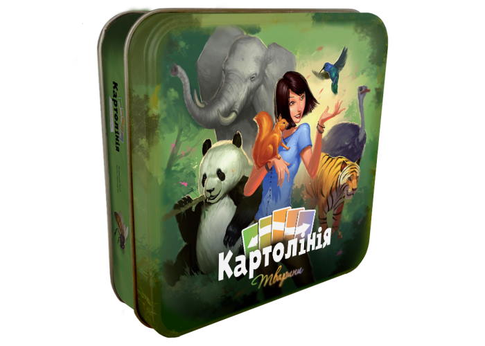 Коробка настільної гри Картолінія: Тварини (укр.)