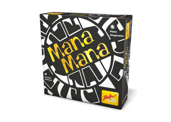 Коробка с настольной игрой Мана Мана (Mana Mana) (англ.)