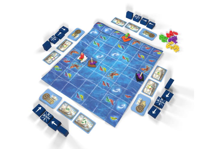 Игровой процесс настольной игры Мальдивия (Maldivia) (англ.)