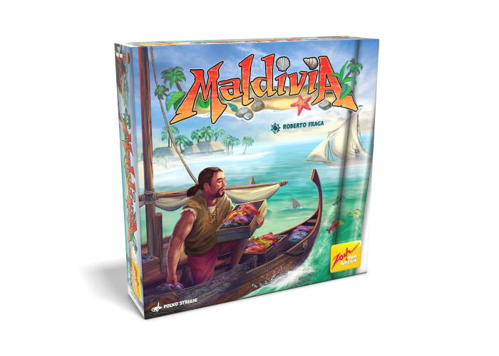 Коробка с настольной игрой Мальдивия (Maldivia) (англ.)