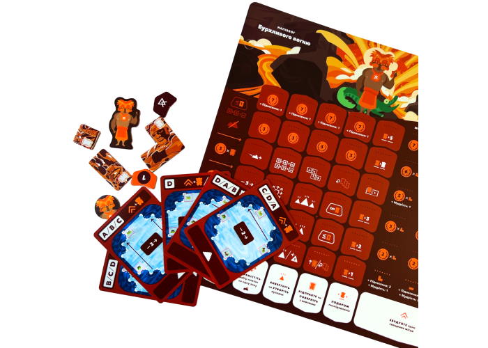 Компоненты настольной игры Орос (укр.)