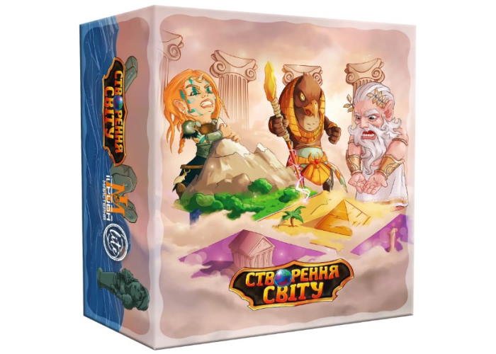 Коробка настольной игры Cоздание Мира (укр.)