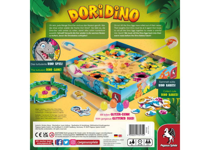 Настільна гра Дорі Діно (Dori Dino) (англ.)