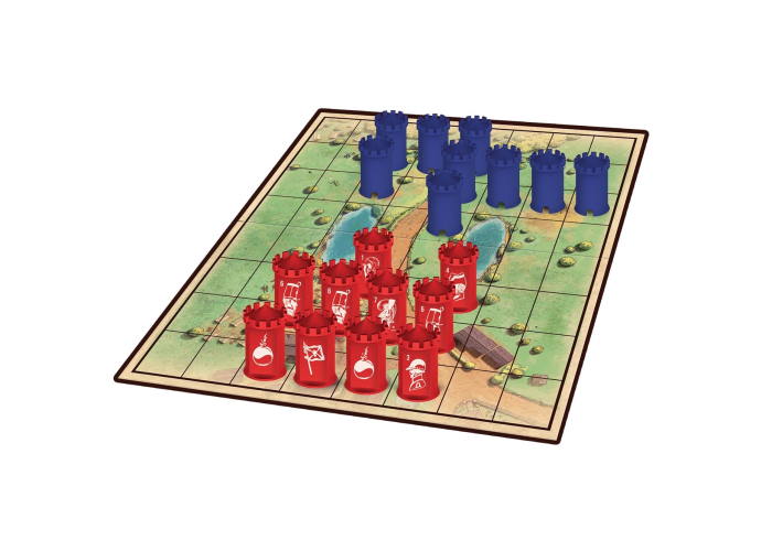 Игровые компоненты настольной игры Стратего: Быстрая битва (Stratego - Quick Battle) (англ.)