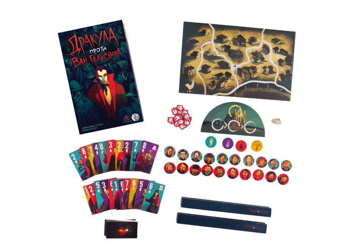 настольная игра Дракула против Ван Гельсинга (Dracula vs Van Helsing) (укр.)