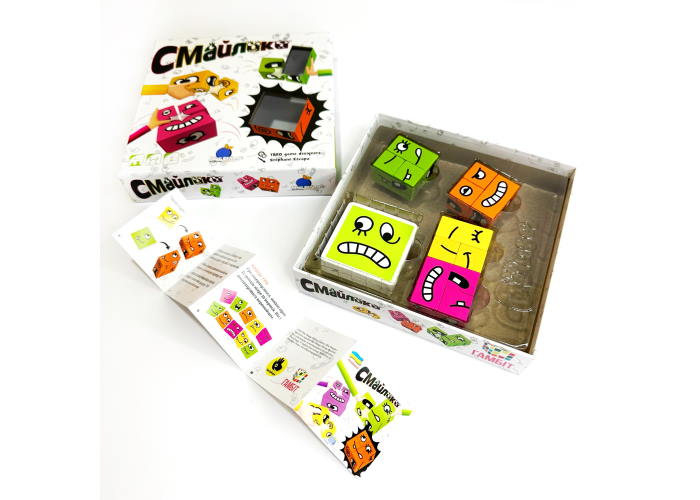 настільна гра настольная игра Смайлики (Cubeez) (укр.)