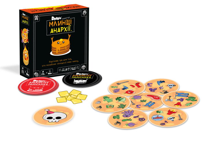 Настольная игра Доббль. Блины Анархии (Dobble Anarchy Pancakes) (укр.)