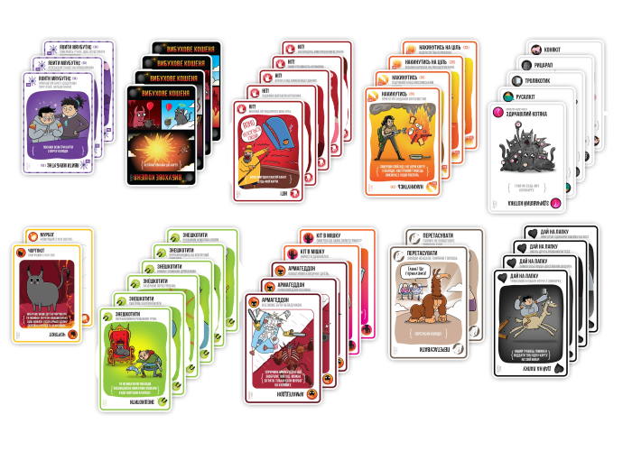 Настільна гра Вибухові кошенята: Добро і Зло (Exploding Kittens: Good Vs Evil) (укр.)