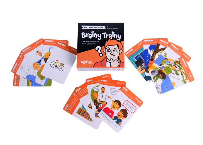 Настольная игра Brainy Trainy Критическое мышление (укр.)