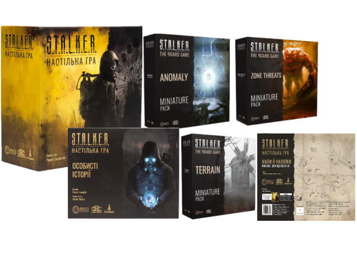 Акційний набір S.T.A.L.K.E.R. The Board Game (укр.) + 4 доповнення + унікальне промо!