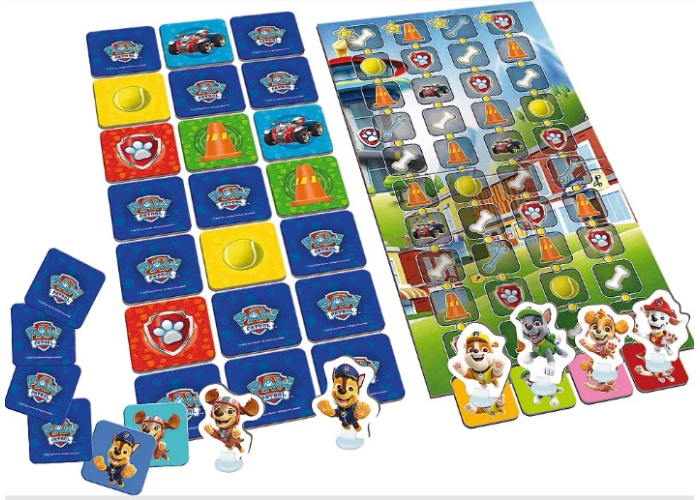 Игровые компоненты настольной игры Щенячий патруль: Гонки щенков (Pup Race - PAW Patrol)