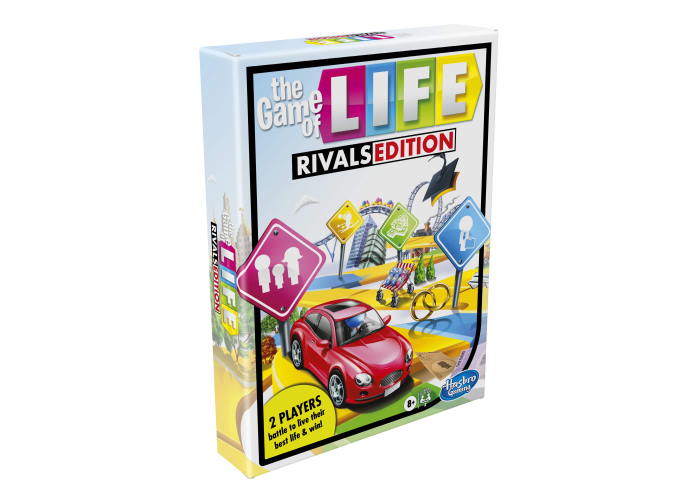 Коробка настільної гри Гра в життя. Rivals Edition (The Game of Life Rivals Edition) (англ.)