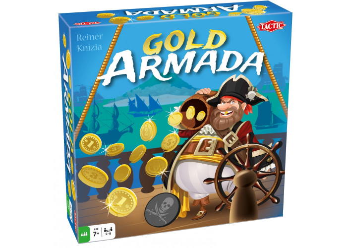 Коробка настільної гри Золота Армада (Gold Armada)