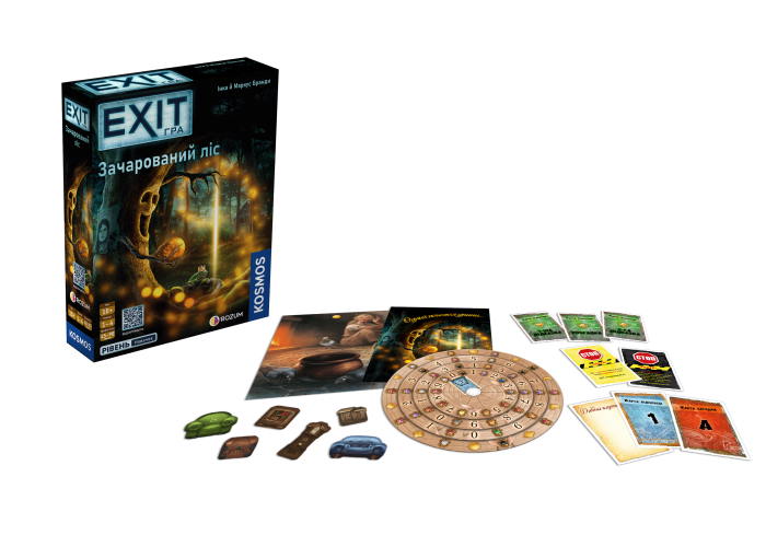 Настольная игра EXIT: Зачарованный лес (укр.)