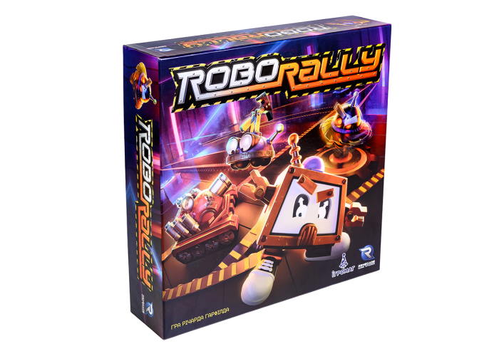 Коробка настольной игры Robo Rally (укр.)