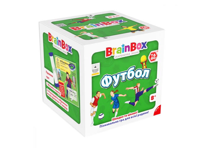 Коробка настольной игры BrainBox Футбол (укр.)