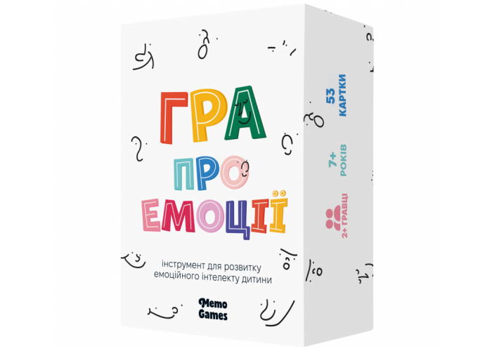 Коробка настільної Гри про Емоції  (укр.)
