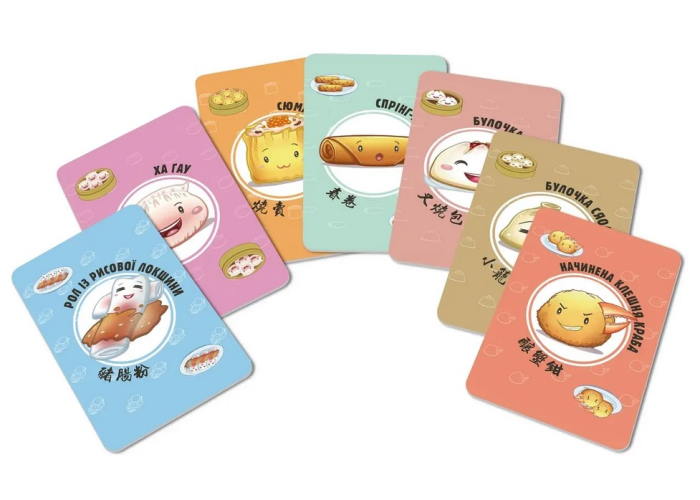 Карты настольной игры Веселые Наедки (укр.)