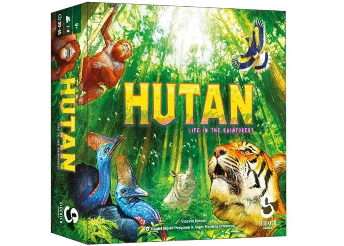 Коробка настільної гри HUTAN: Життя в тропіках (укр.)