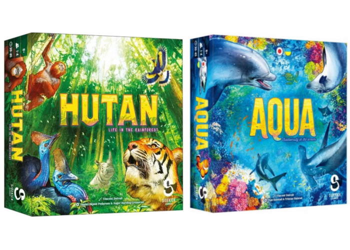 Акционный набор HUTAN: Жизнь в тропиках + Aqua. Океанское биоразнообразие (укр.)